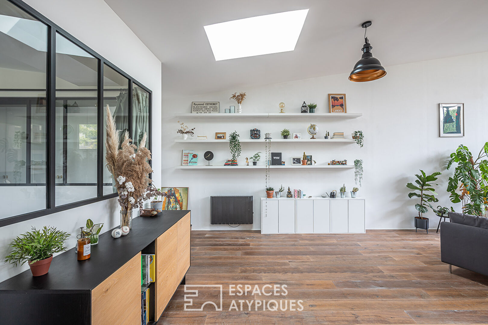 Contemporary loft with garden and terrace