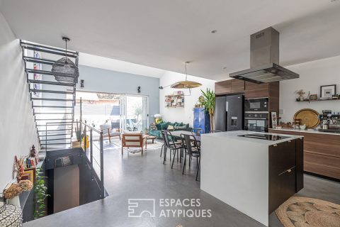 Maison contemporaine avec terrasse