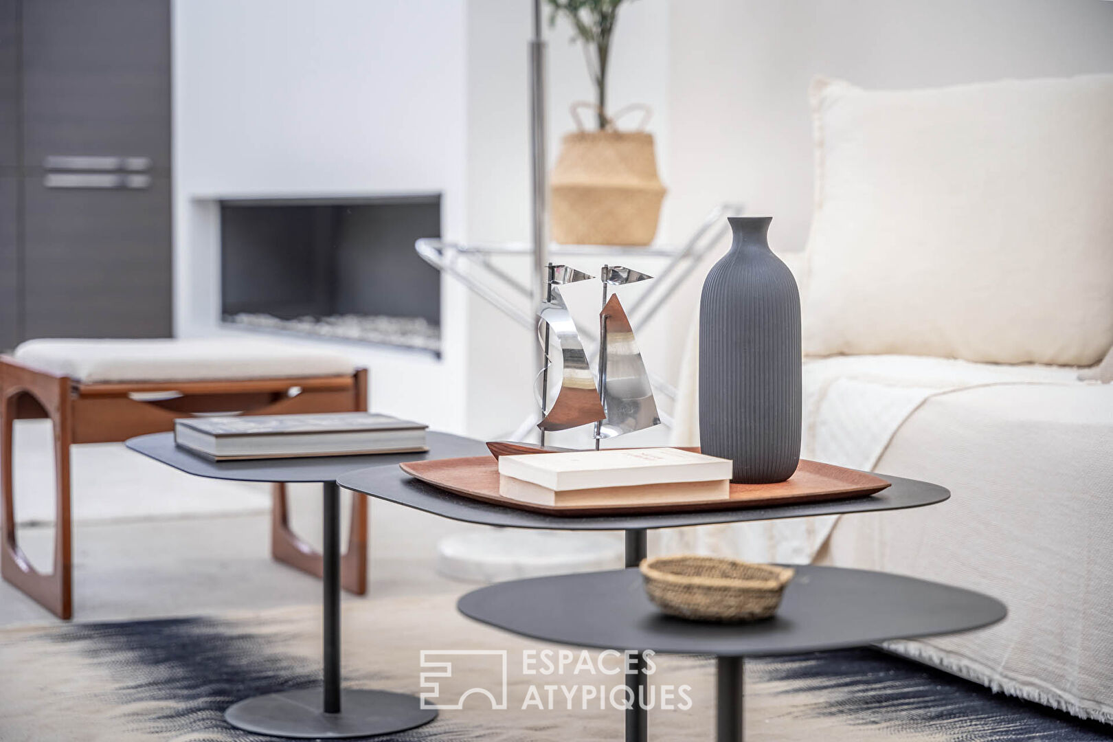 Loft avec terrasse dans anciens ateliers
