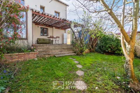 Maison avec jardin rénovée par architecte