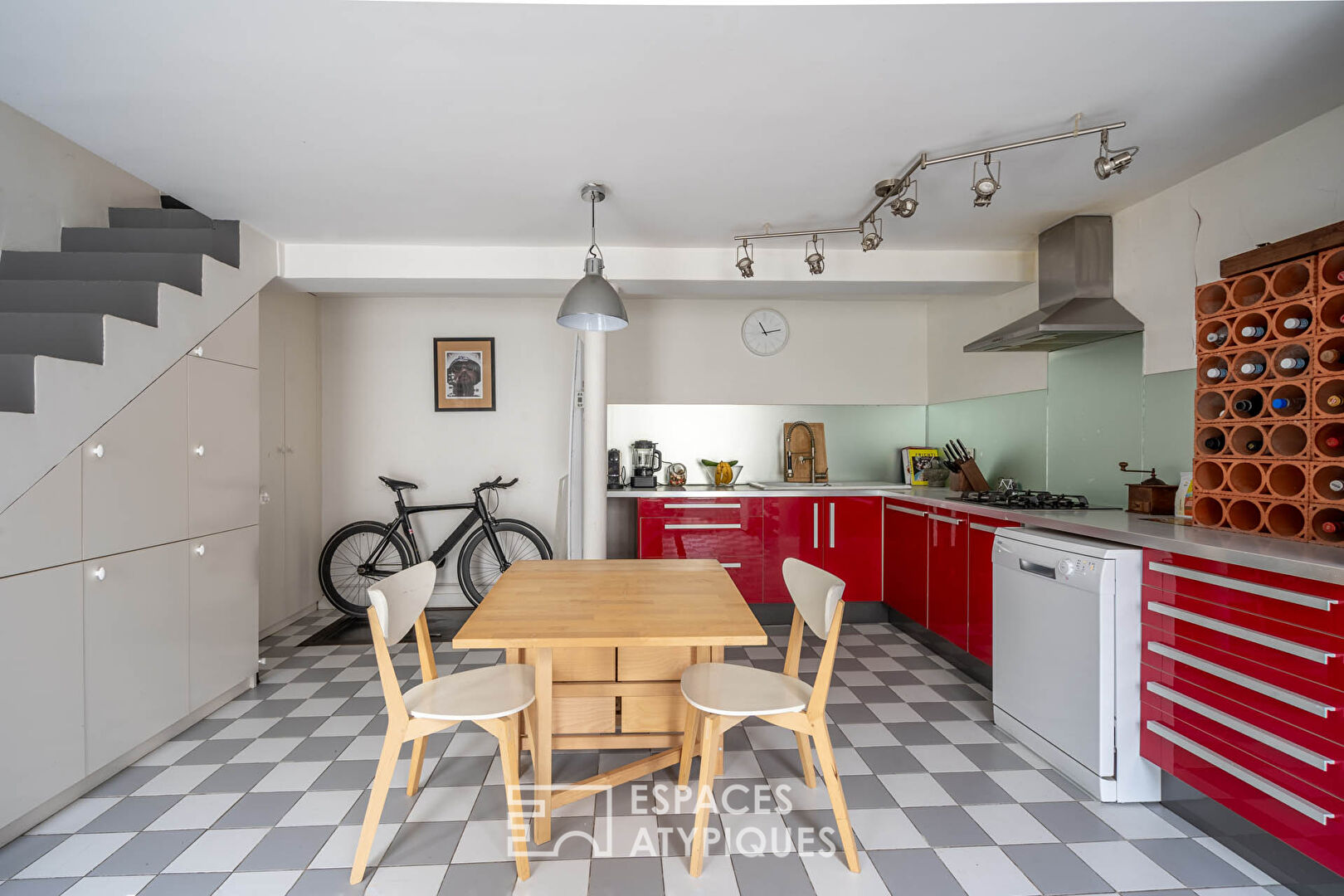 Triplex loft with multiple glass roofs