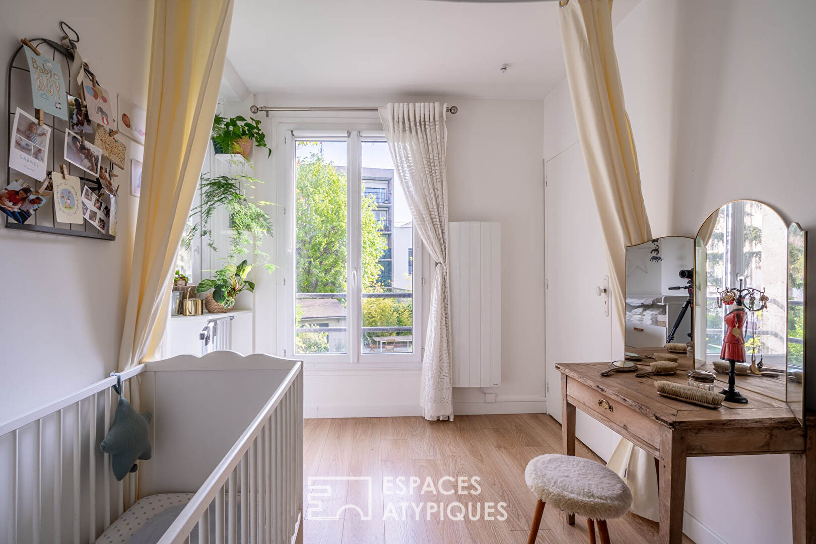 Duplex rénové avec jardin