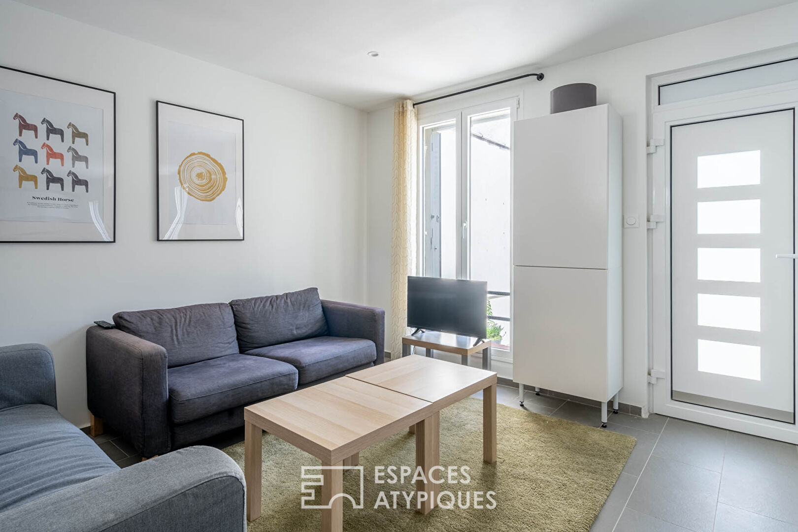 Maison rénovée avec cour