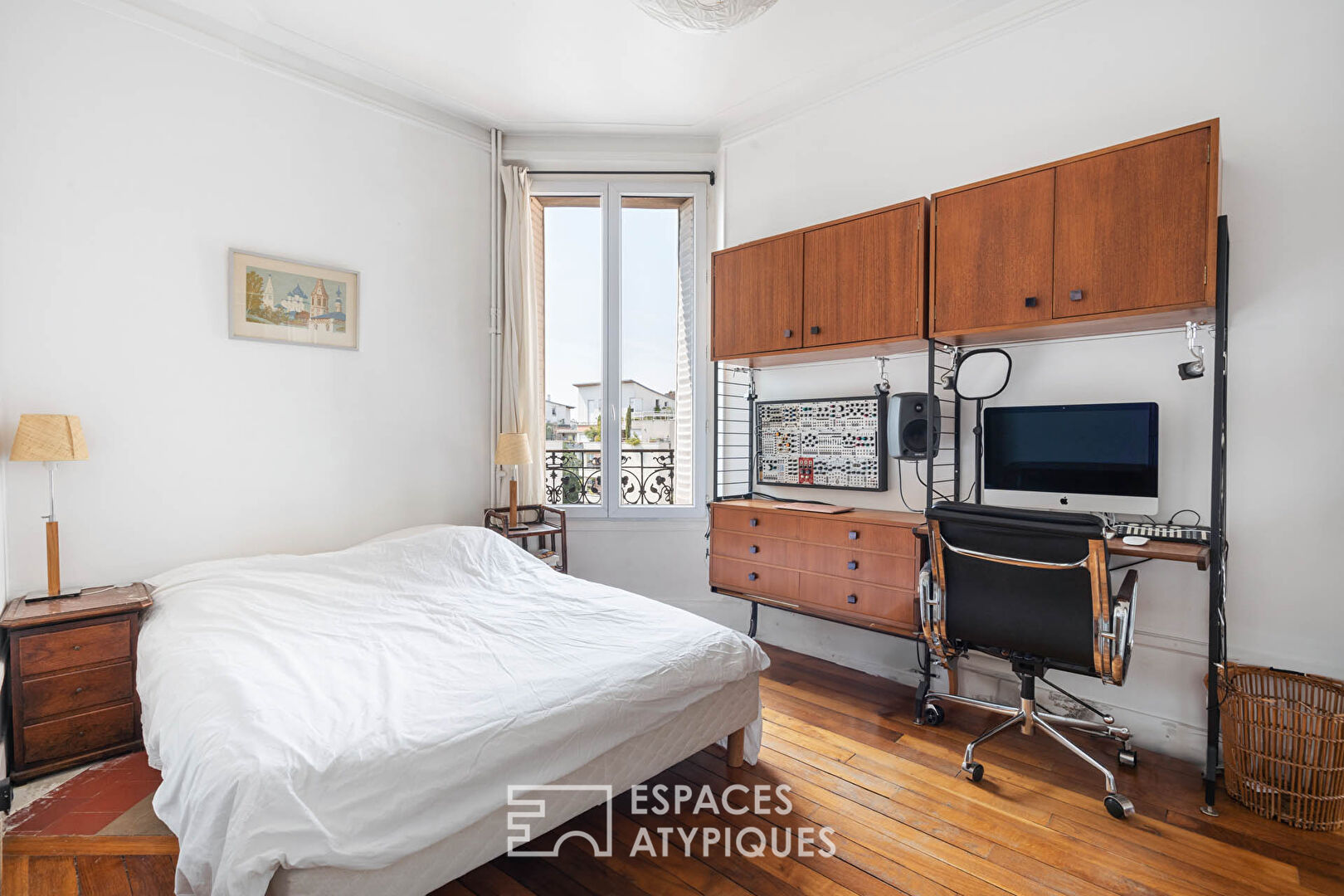 Appartement traversant avec balcon