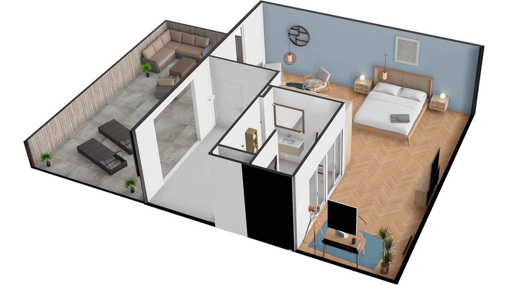 Building land with building permit