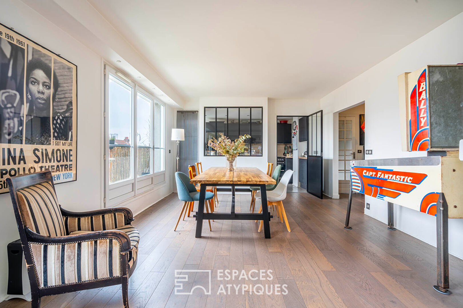 Appartement familliale en dernier étage avec balcon