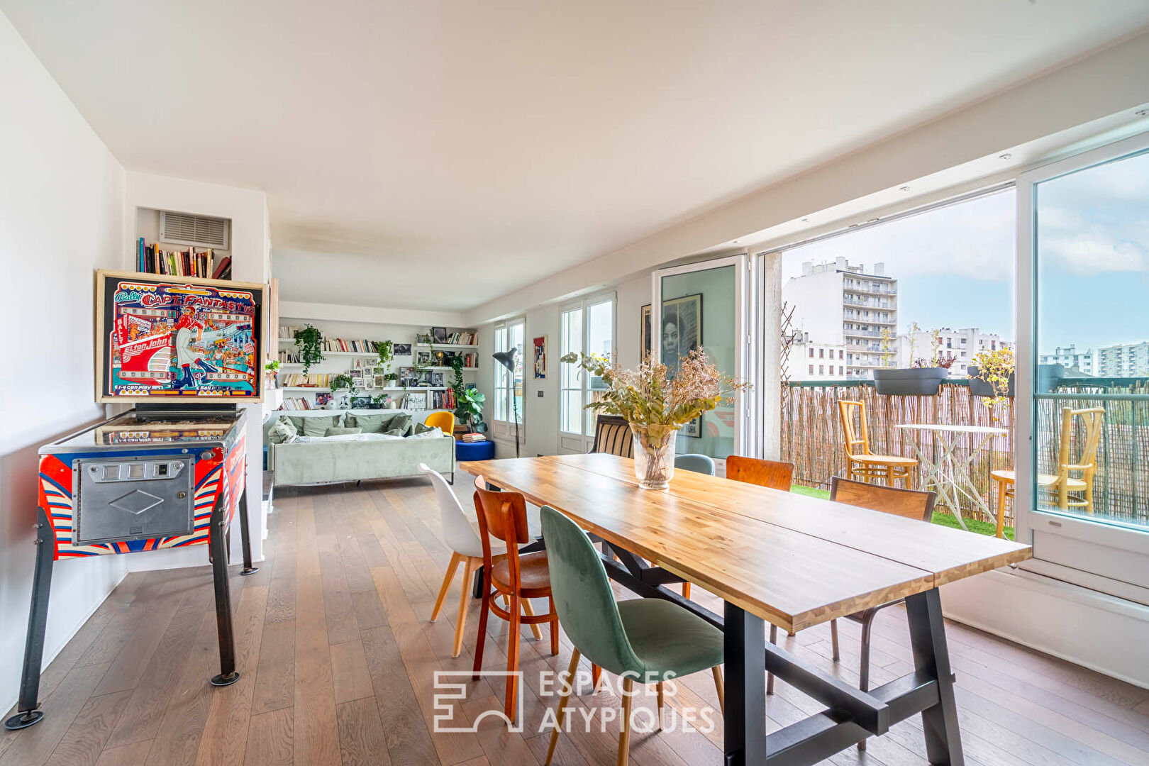 Appartement familliale en dernier étage avec balcon