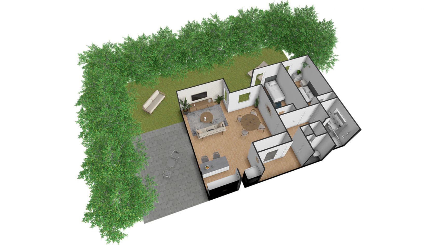 Appartement avec jardin