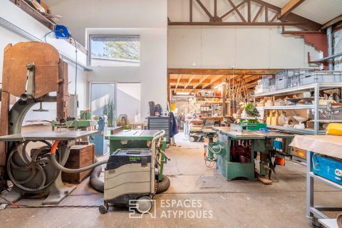 Loft avec patio et atelier d’artiste
