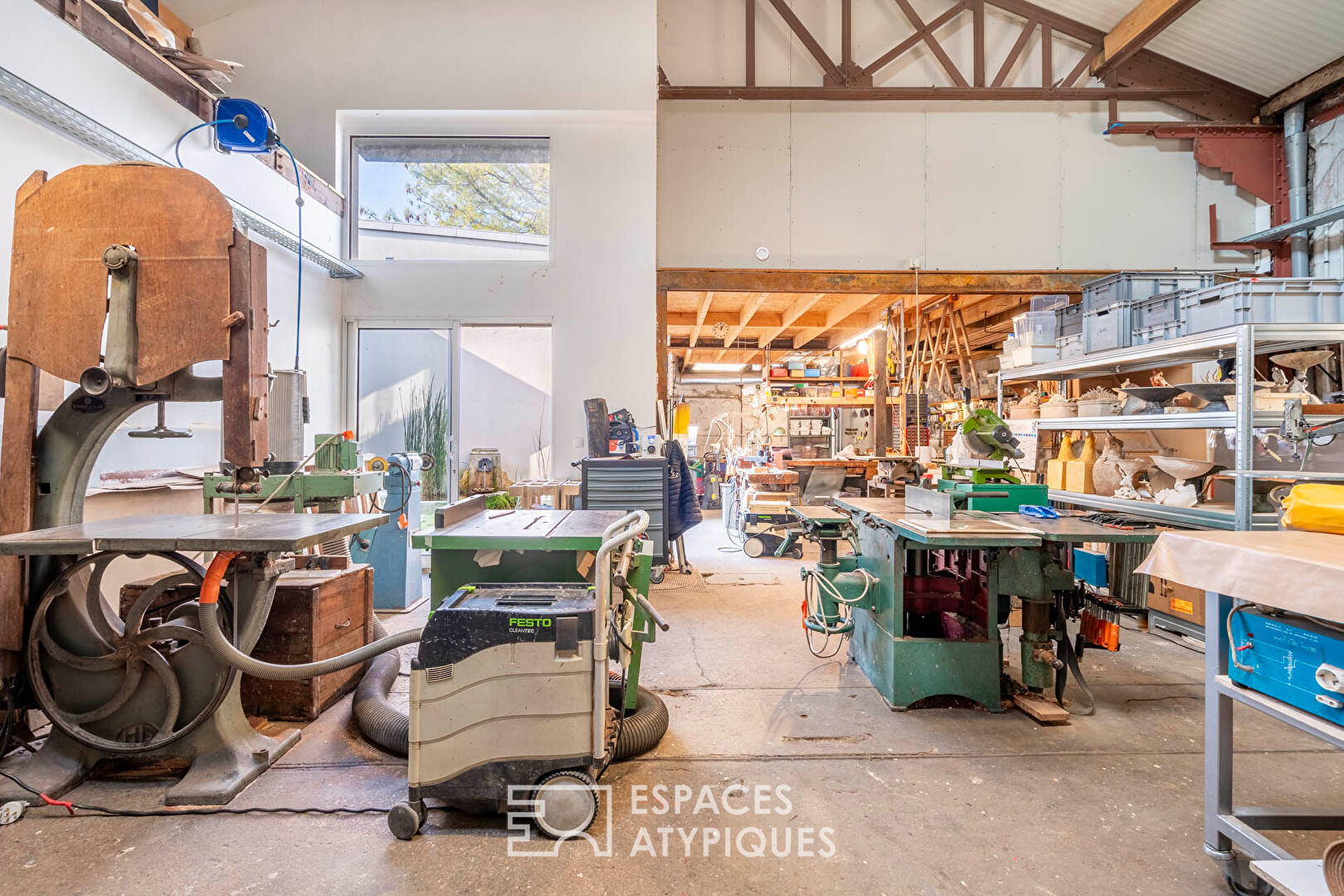 Loft avec patio et atelier d’artiste