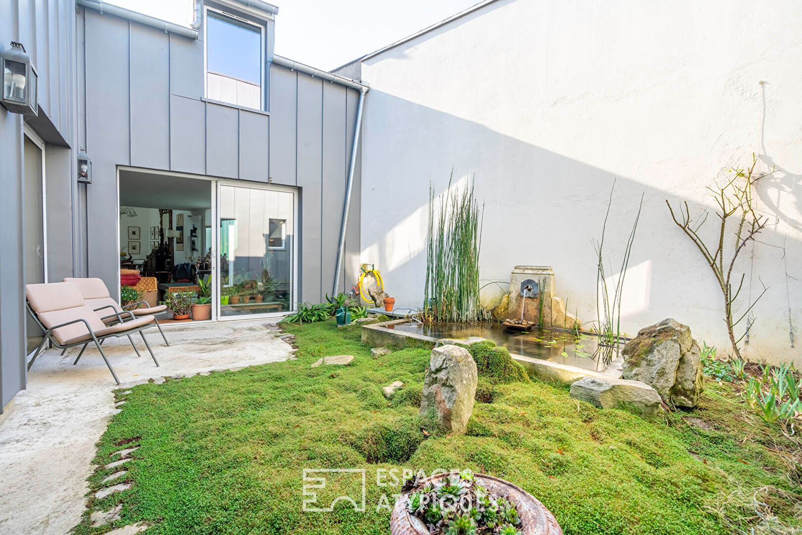 Loft avec patio et atelier d’artiste
