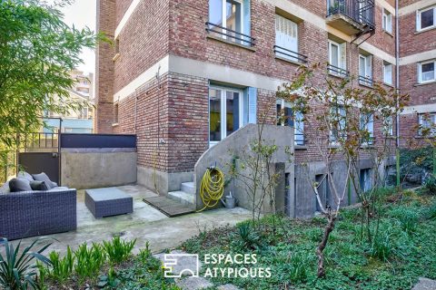 Large loft-style studio with private garden in Hauts-de-Vanves