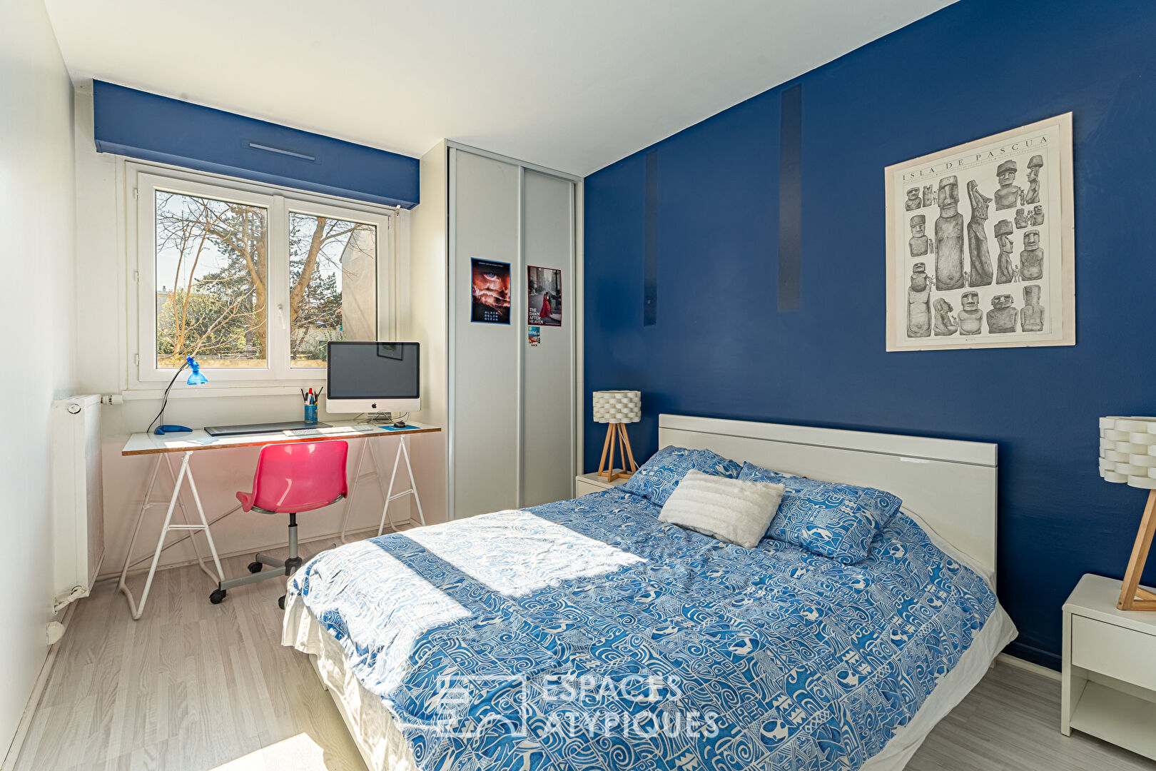 Duplex inversé traversant avec balcon