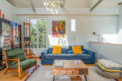 Duplex esprit Loft New-Yorkais et son rooftop à Clamart centre