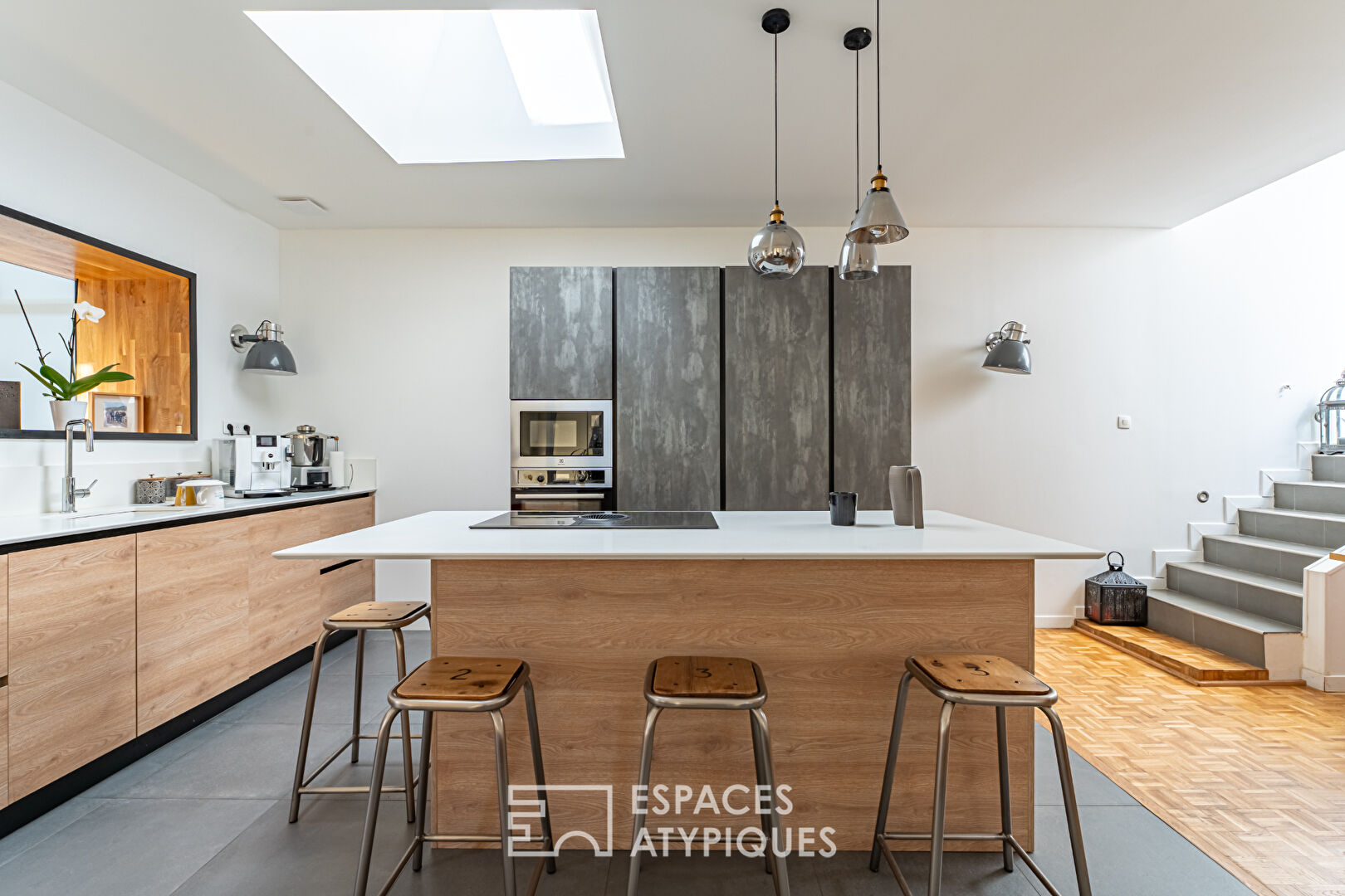 Duplex esprit Loft New-Yorkais et son rooftop à Clamart centre
