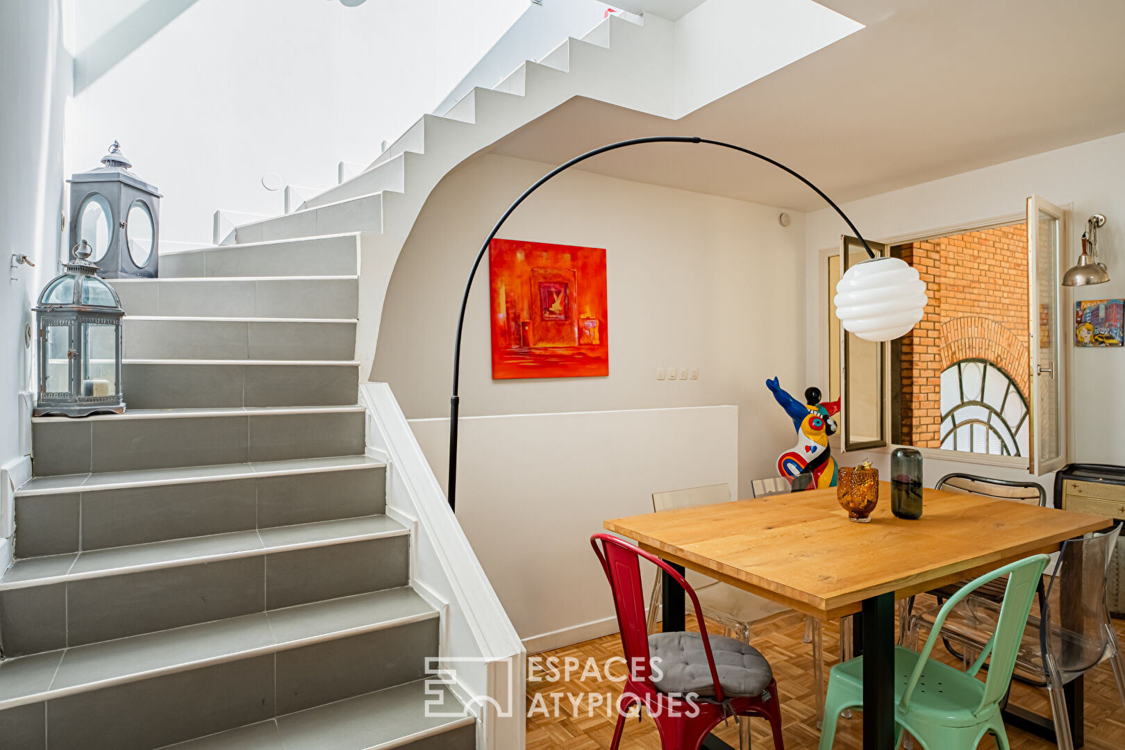 Duplex esprit Loft New-Yorkais et son rooftop à Clamart centre