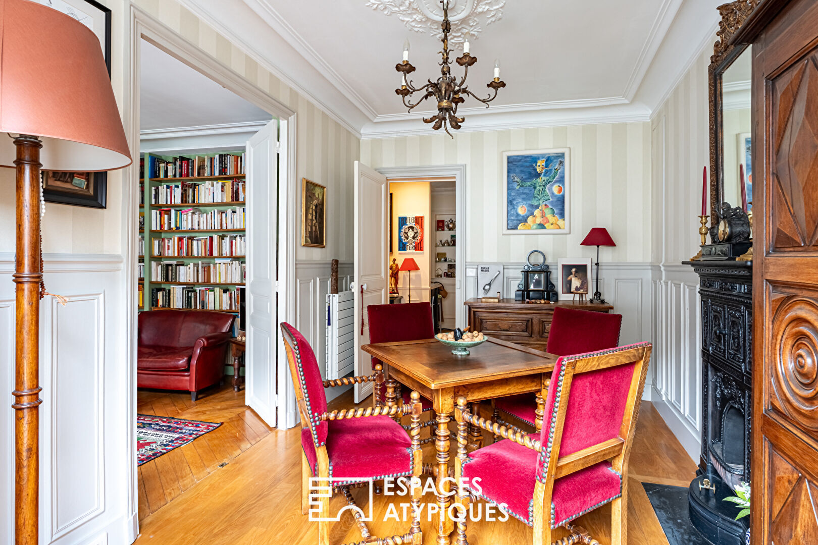 Charme de l’ancien et double séjour, au coeur de Levallois