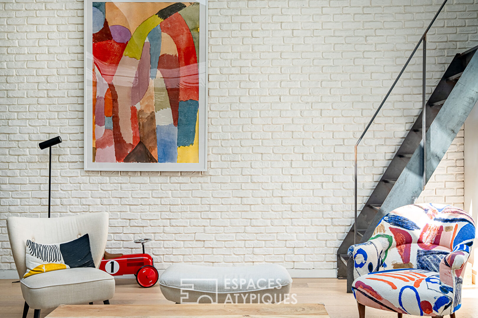 Ancien studio Photo revisité en loft contemporain