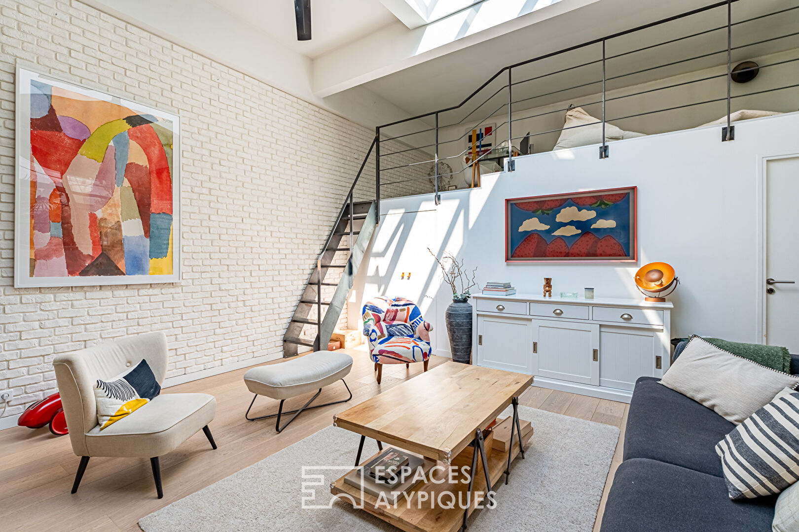Ancien studio Photo revisité en loft contemporain