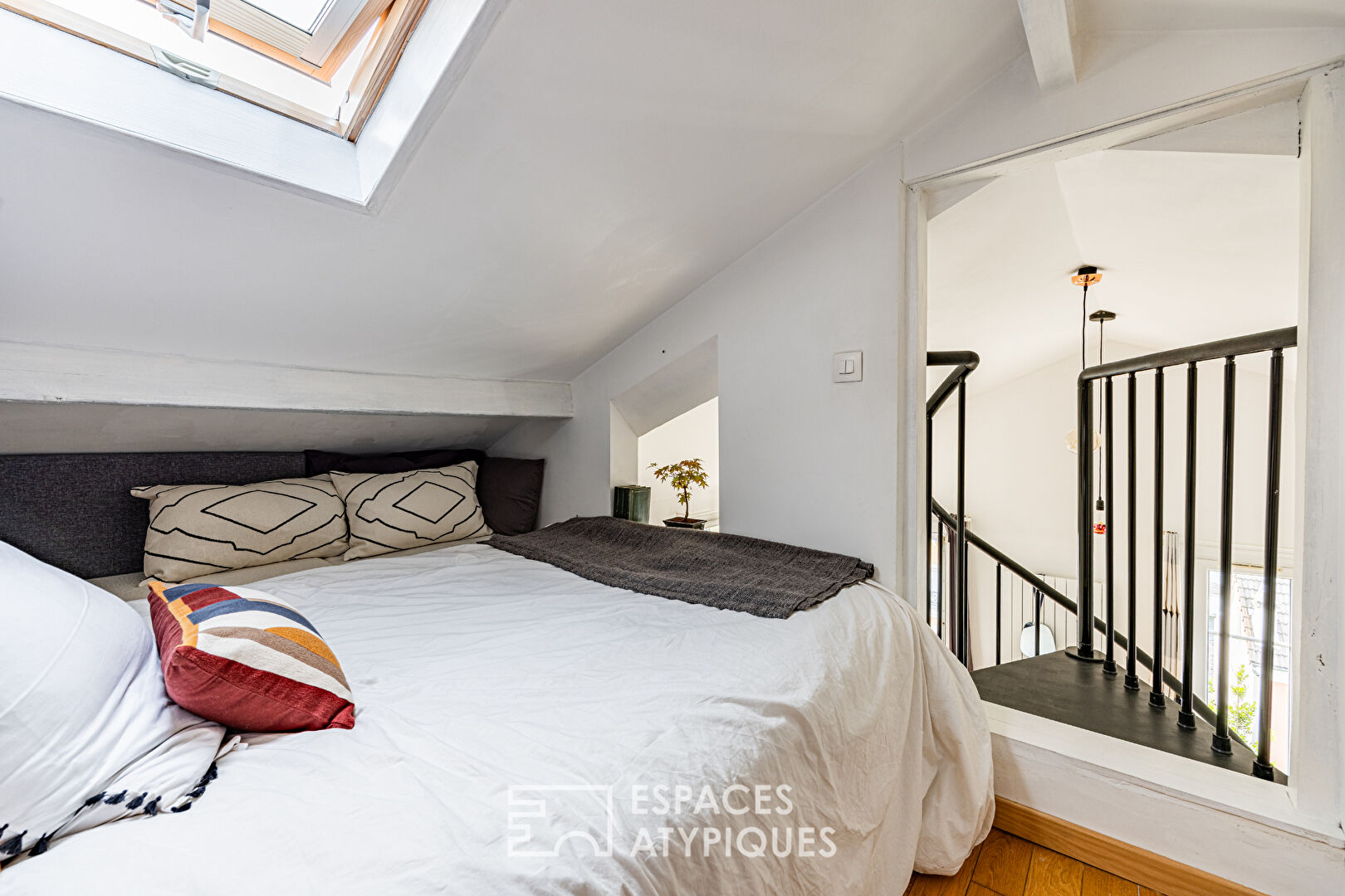 Duplex de charme en dernier étage