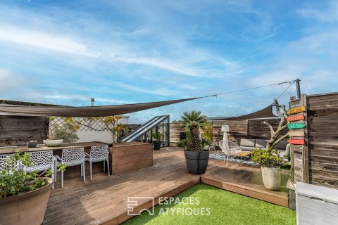 Loft with roof terrace on the edge of Plessis-Robinson