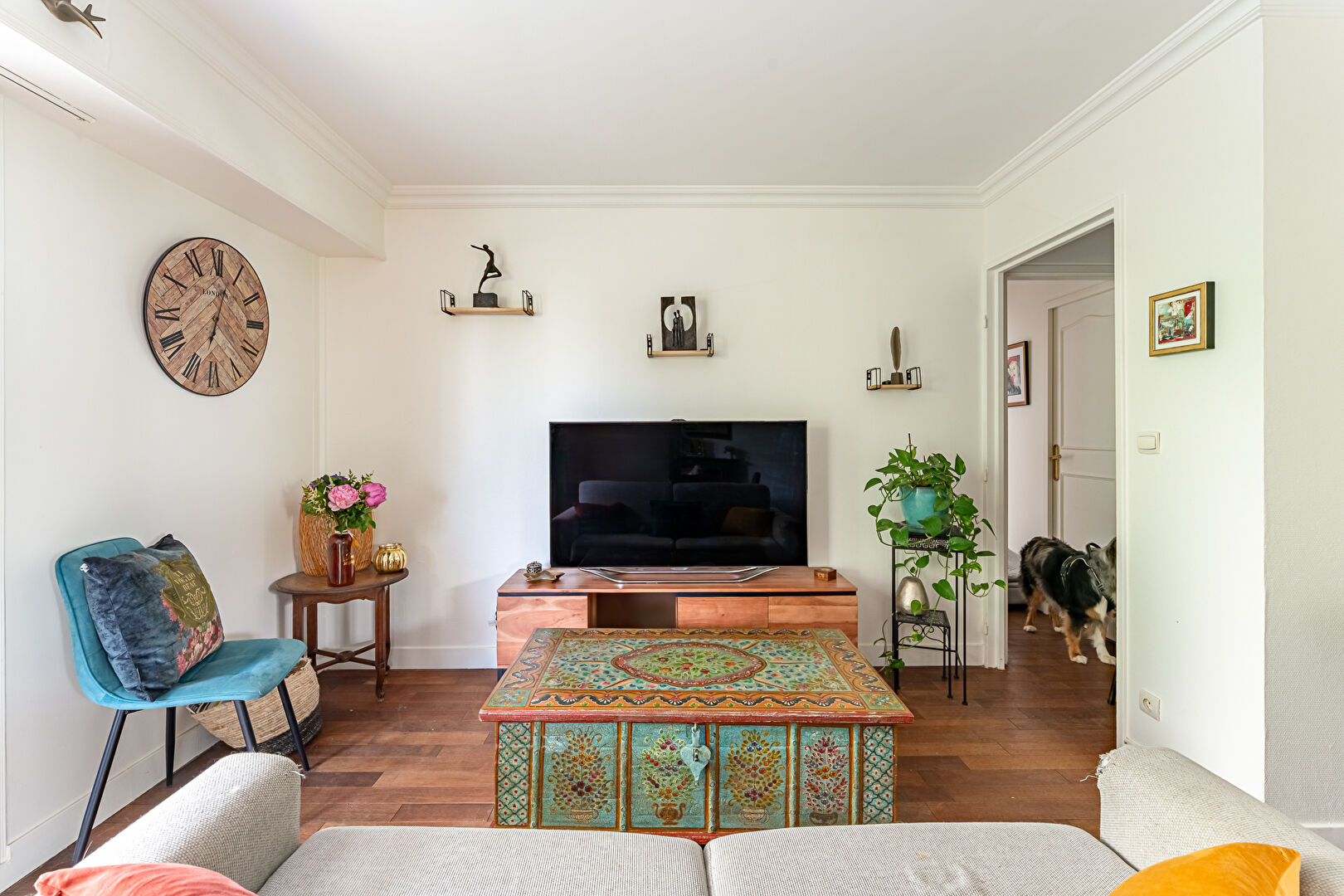 Appartement T2 rénové de 56 m² au calme avec balcon de 8 m²