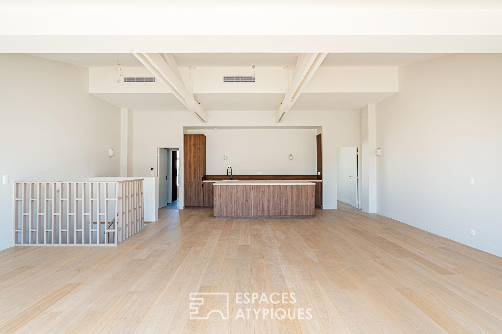 Top floor duplex with balconies and unobstructed view