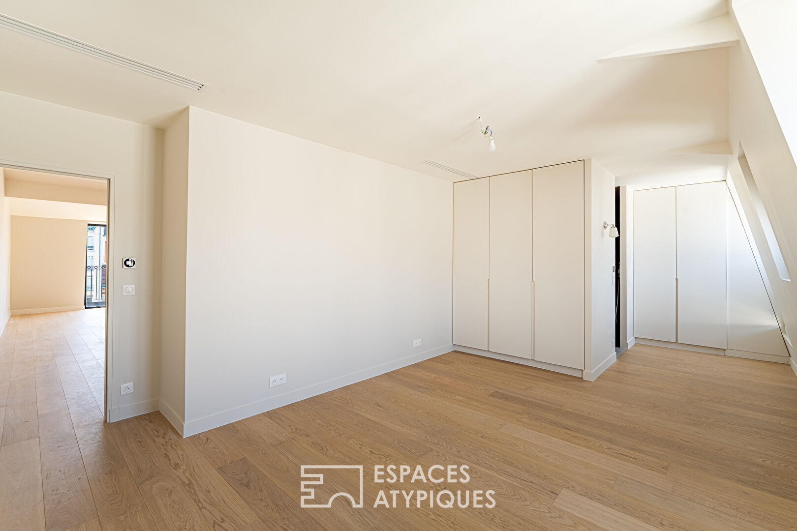 Top floor duplex with balconies and unobstructed view