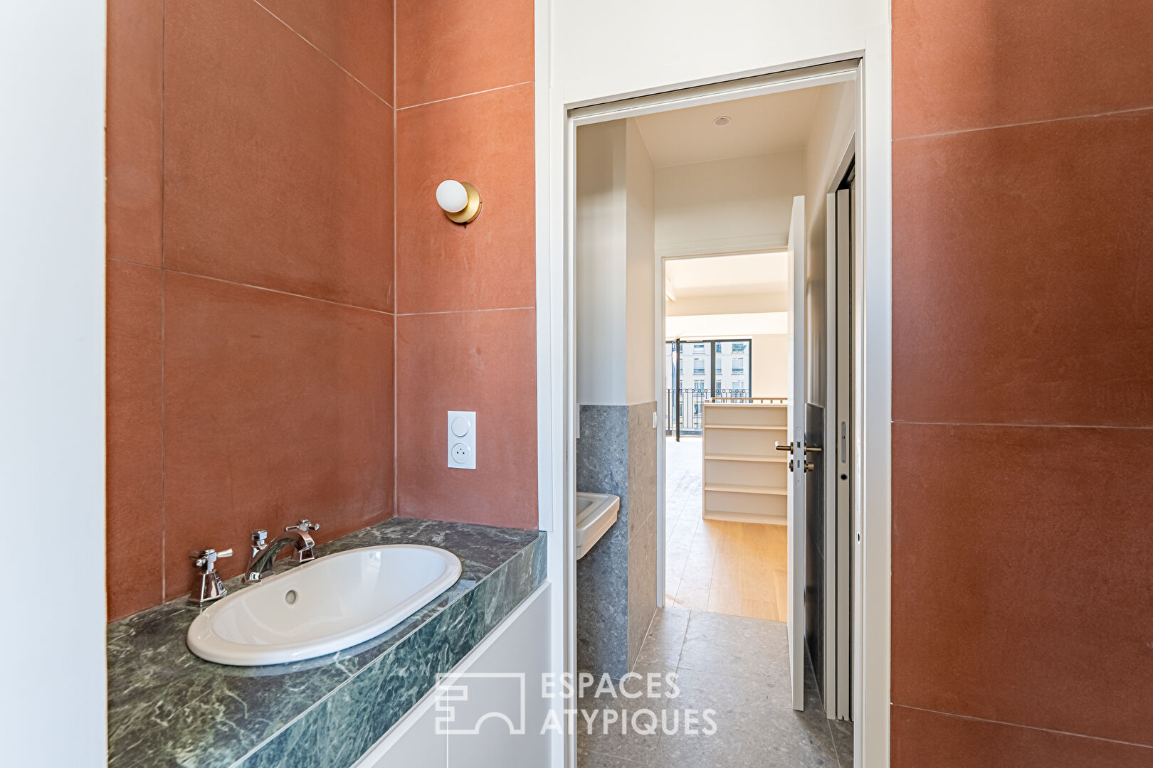 Top floor duplex with balconies and unobstructed view