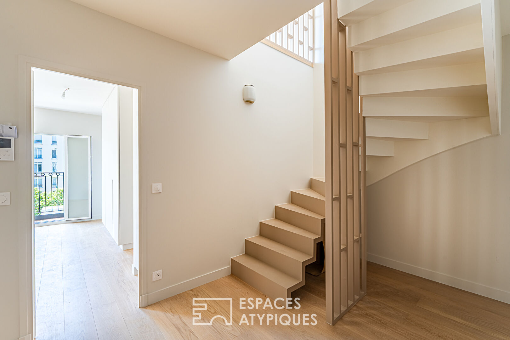 Top floor duplex with balconies and unobstructed view
