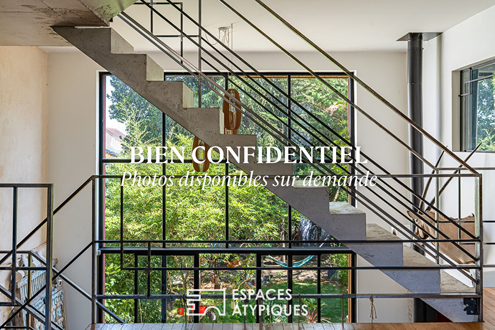 Maison d’architecte au style loft avec jardin et terrasses à Châtillon limite Clamart
