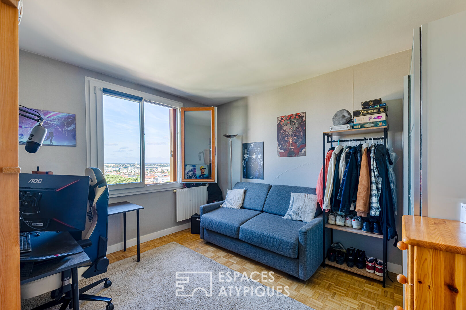 Cosy appartement T3 rénové avec balcon et vue dégagée à Rueil-Malmaison