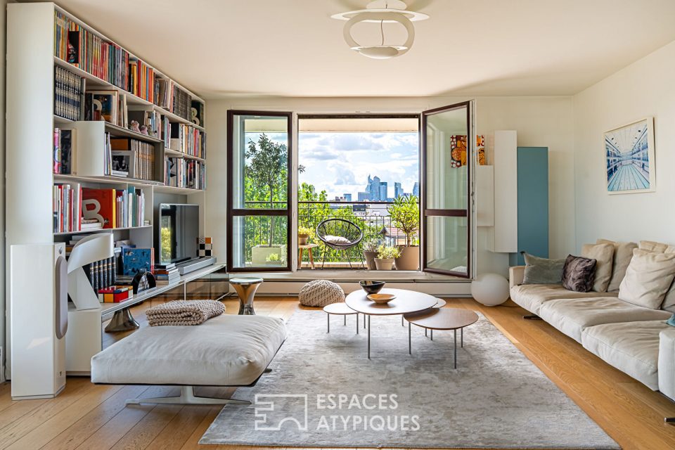 Appartement familial avec vue imprenable sur la Seine