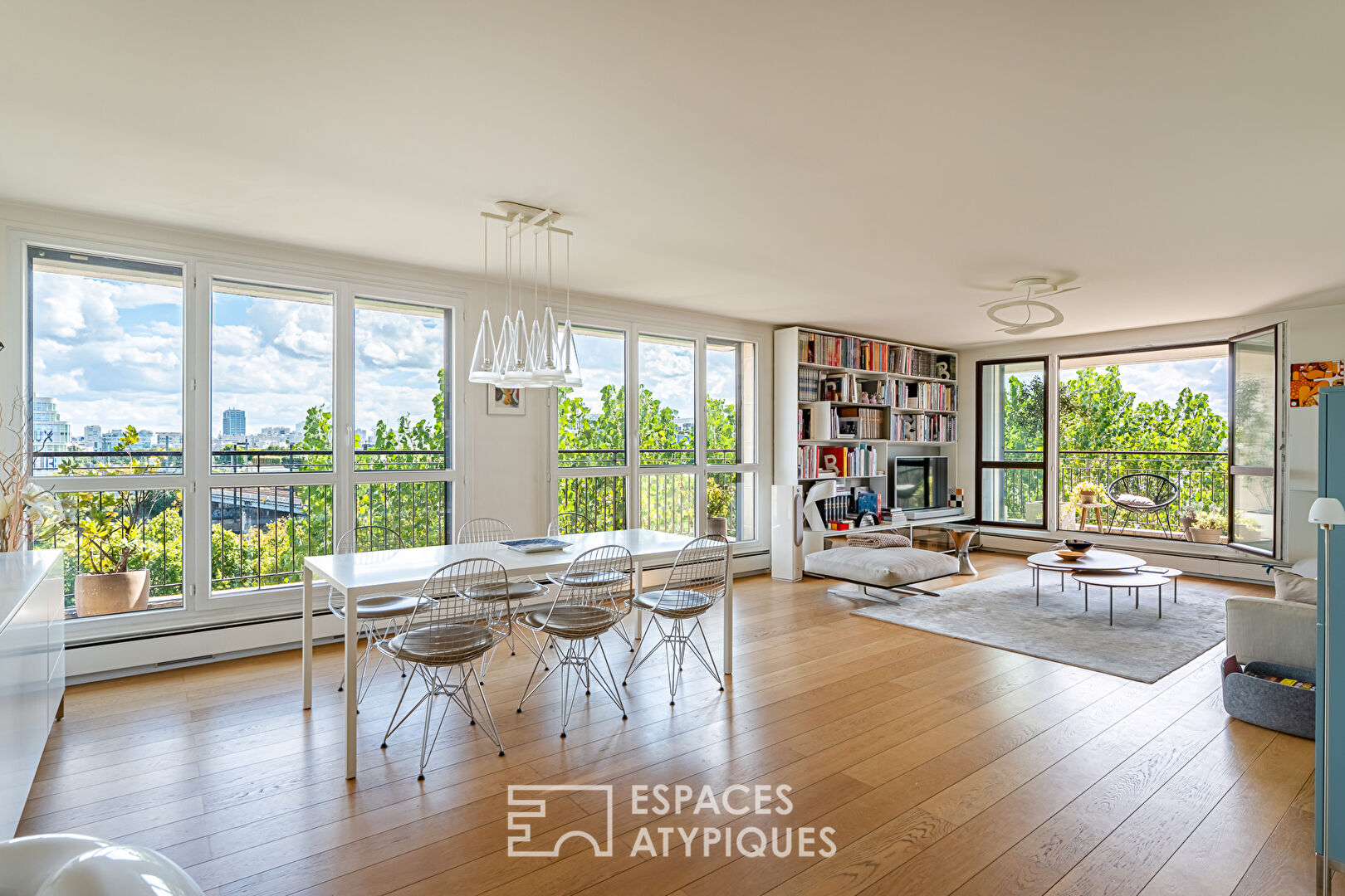 Appartement familial avec vue imprenable sur la Seine