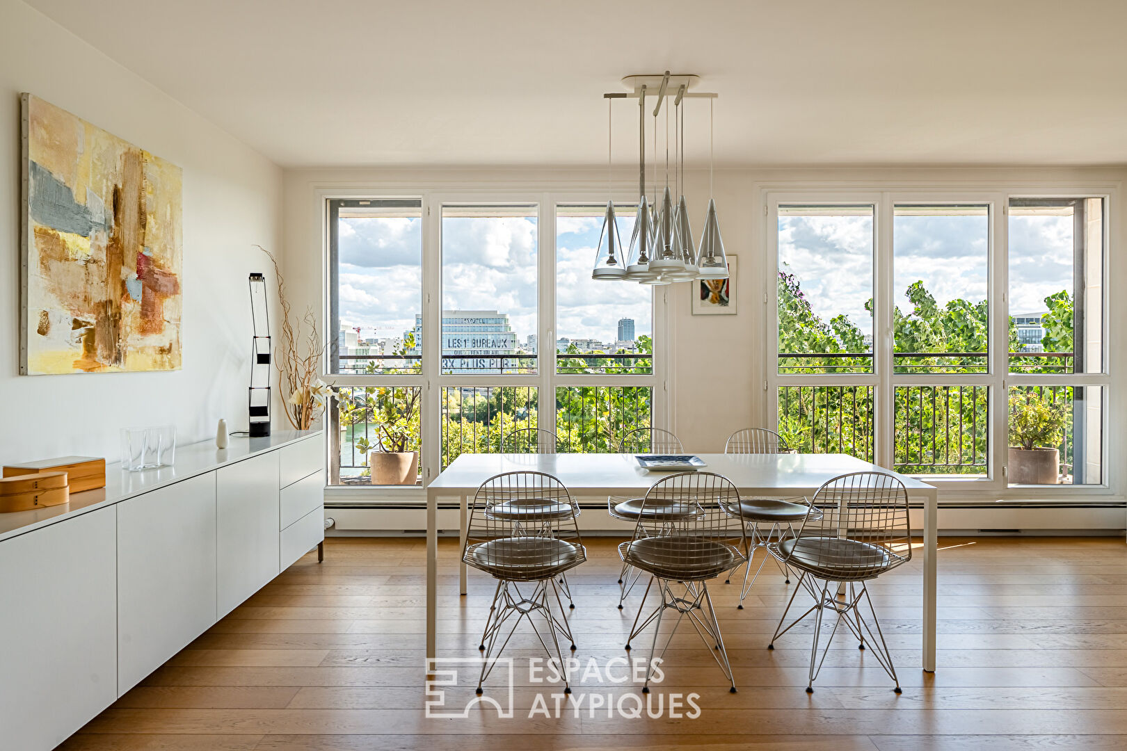 Appartement familial avec vue imprenable sur la Seine