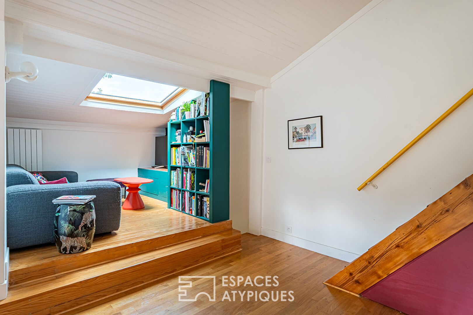 House and its terraces in a green setting in Sèvres Rive-Gauche