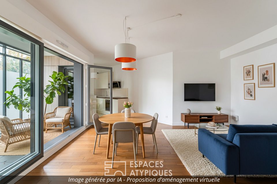 Duplex esprit maison avec loggia quartier Mairie d'Issy