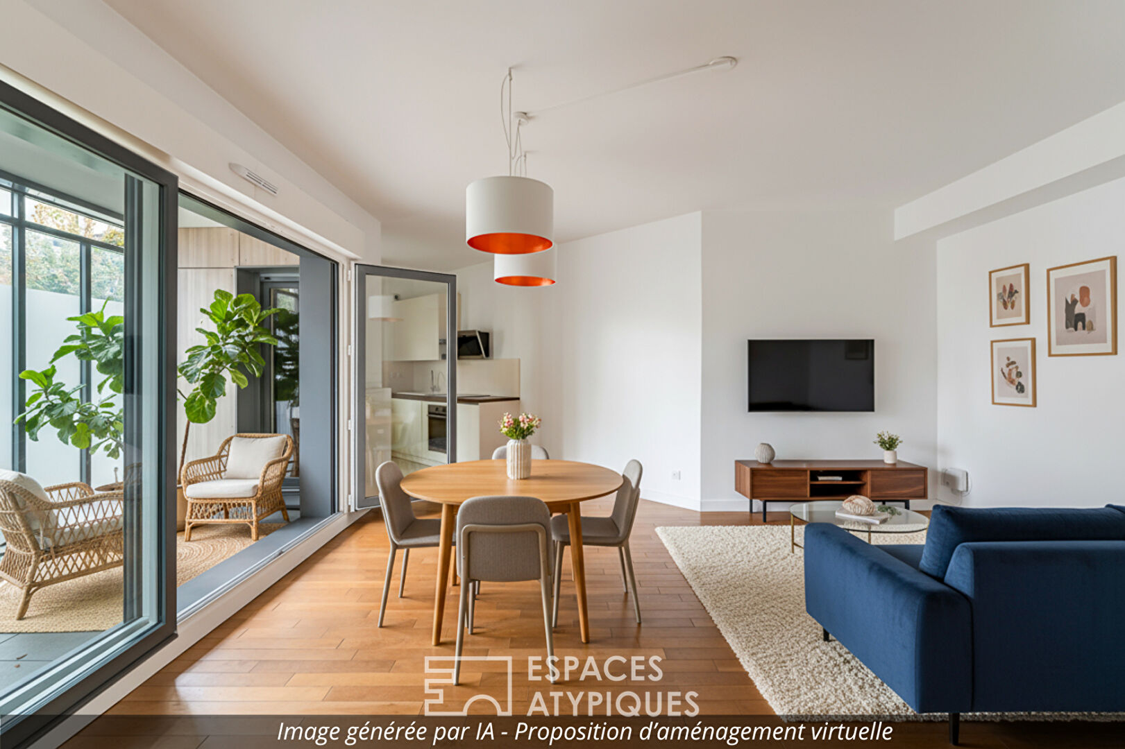 Duplex esprit maison avec loggia quartier Mairie d’Issy