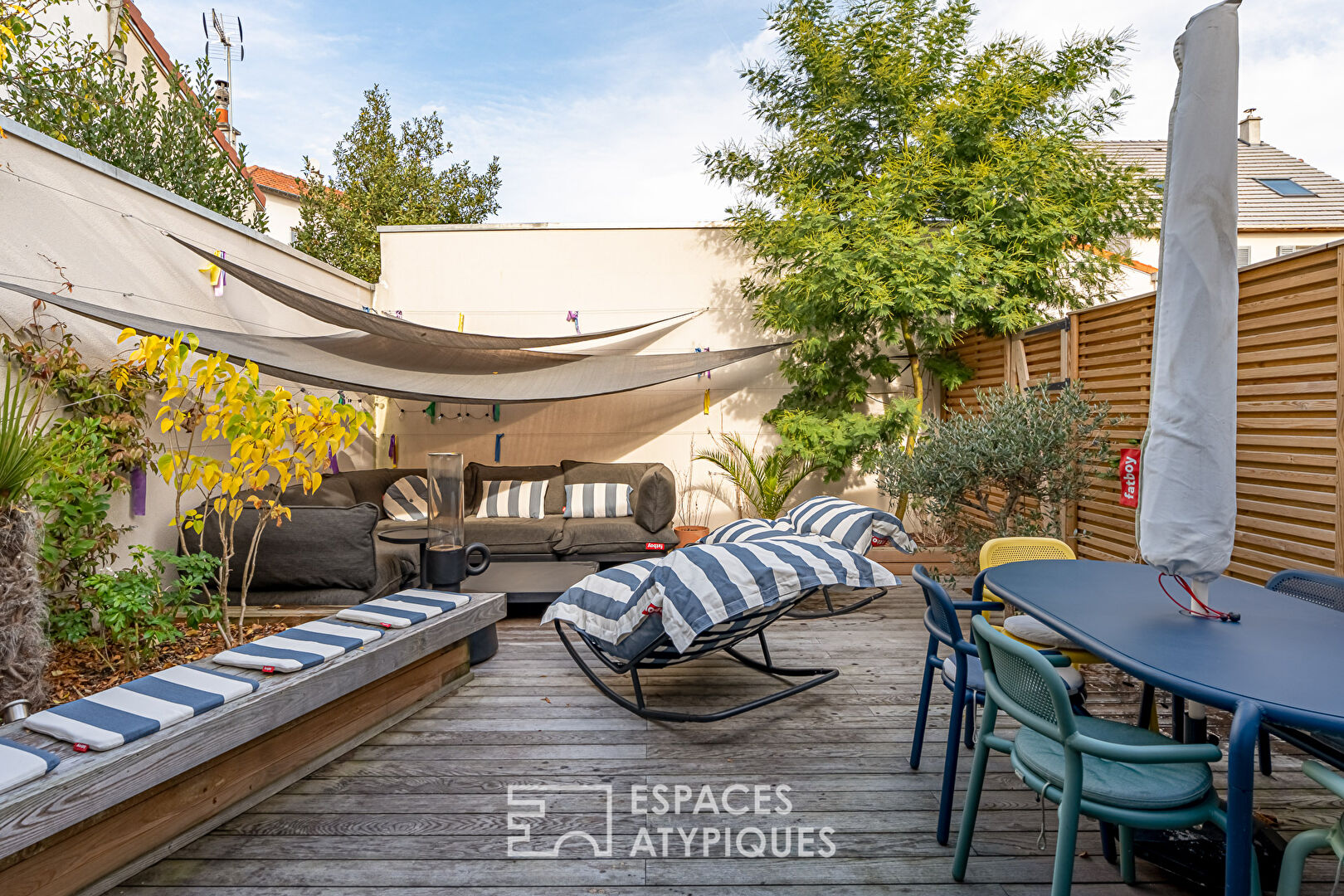 Loft dans une ancienne chaudronnerie avec terrasse et patios