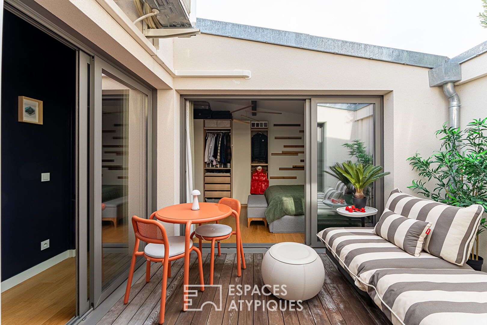 Loft dans une ancienne chaudronnerie avec terrasse et patios