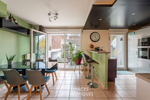 Maison avec jardin intimiste à proximité du métro