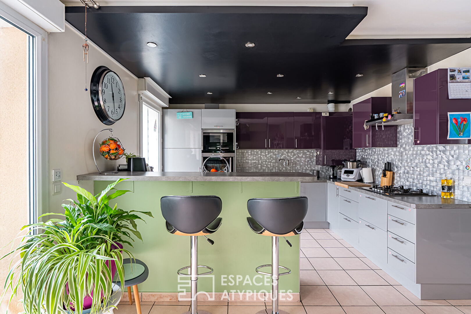 Maison avec jardin intimiste à proximité du métro