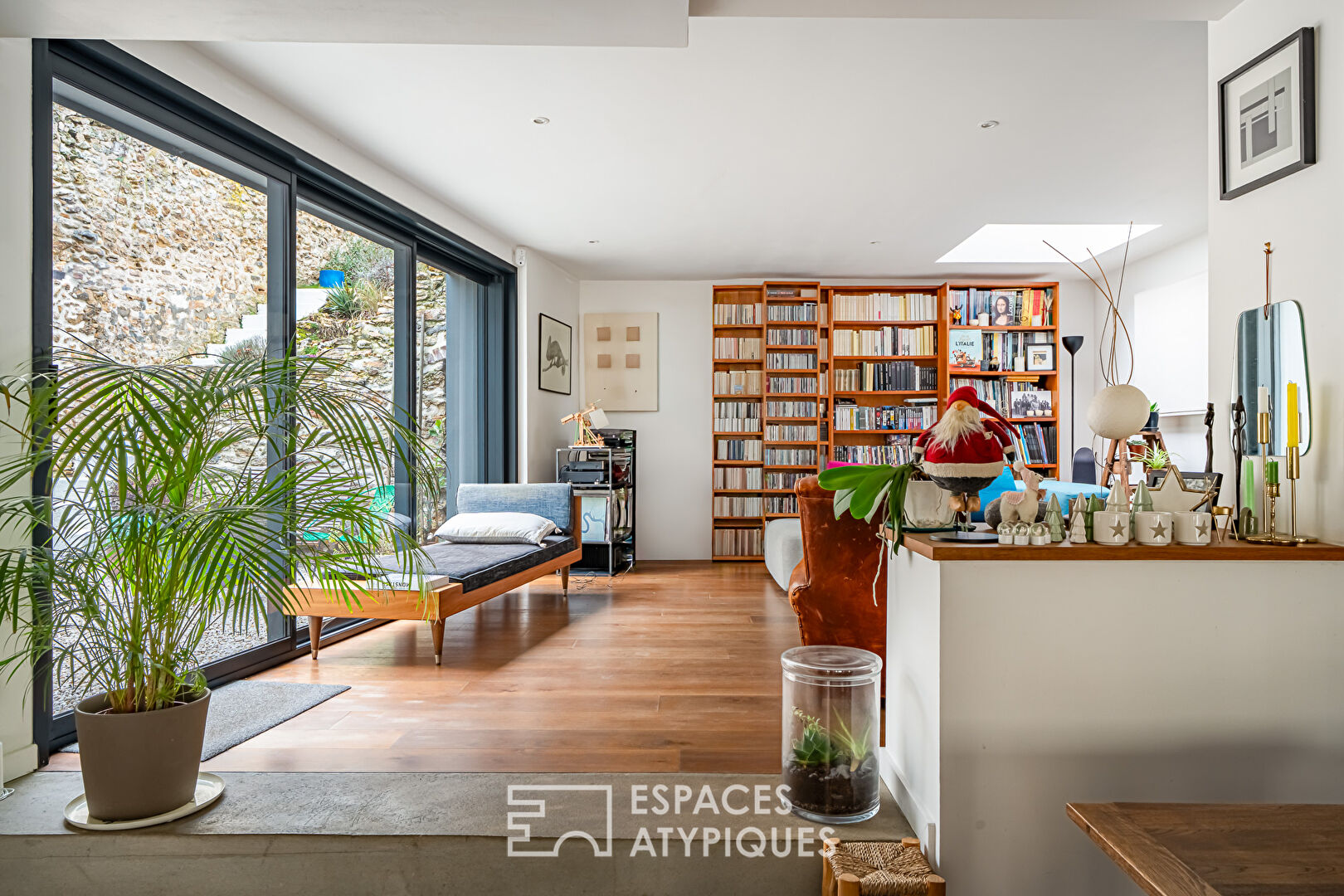 Maison contemporaine avec jardin en espaliers