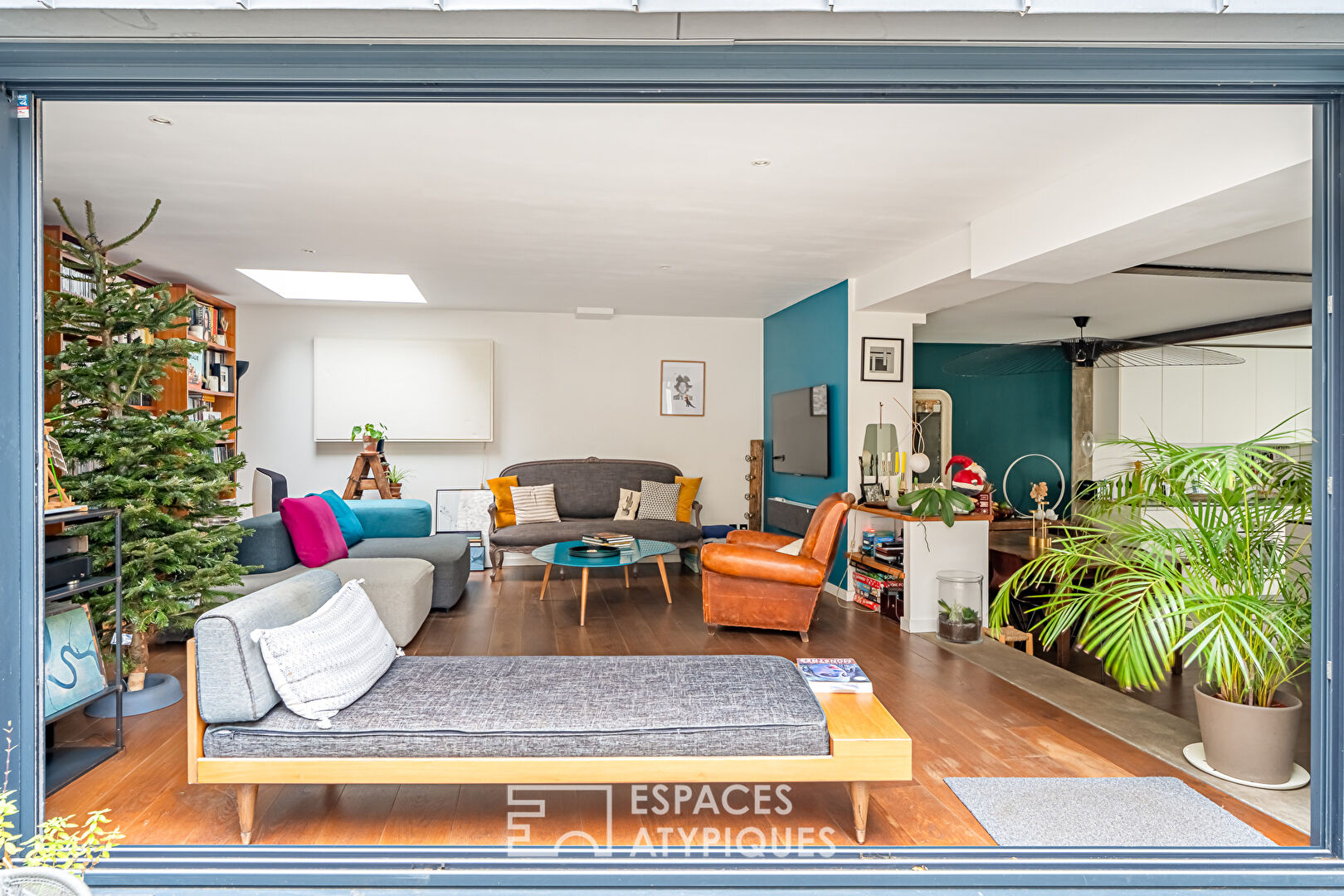 Maison contemporaine avec jardin en espaliers