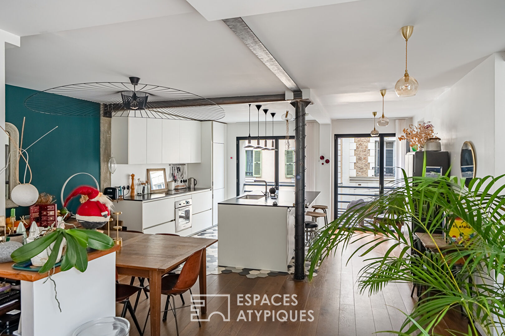 Maison contemporaine avec jardin en espaliers
