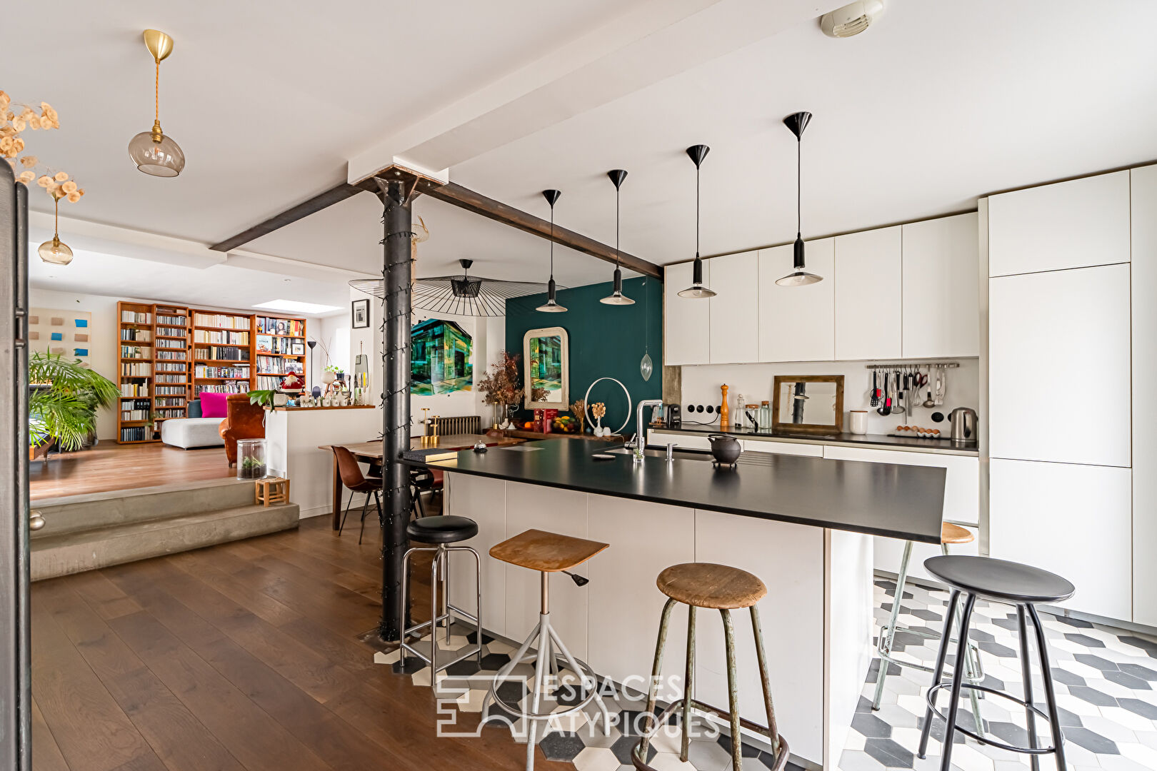 Maison contemporaine avec jardin en espaliers