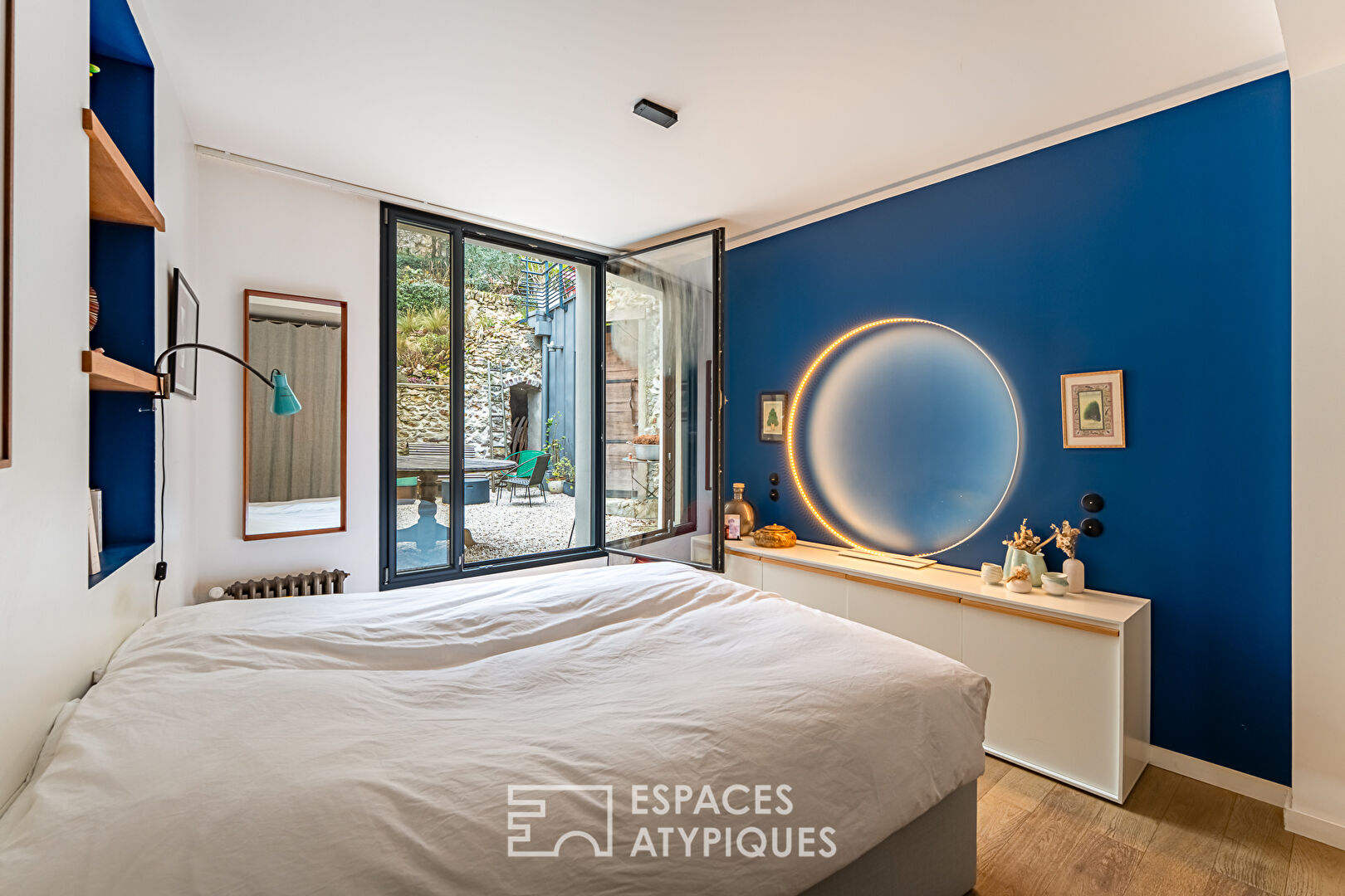 Maison contemporaine avec jardin en espaliers