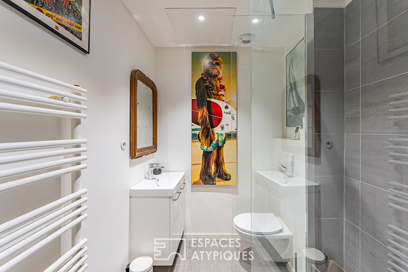 Maison contemporaine avec jardin en espaliers