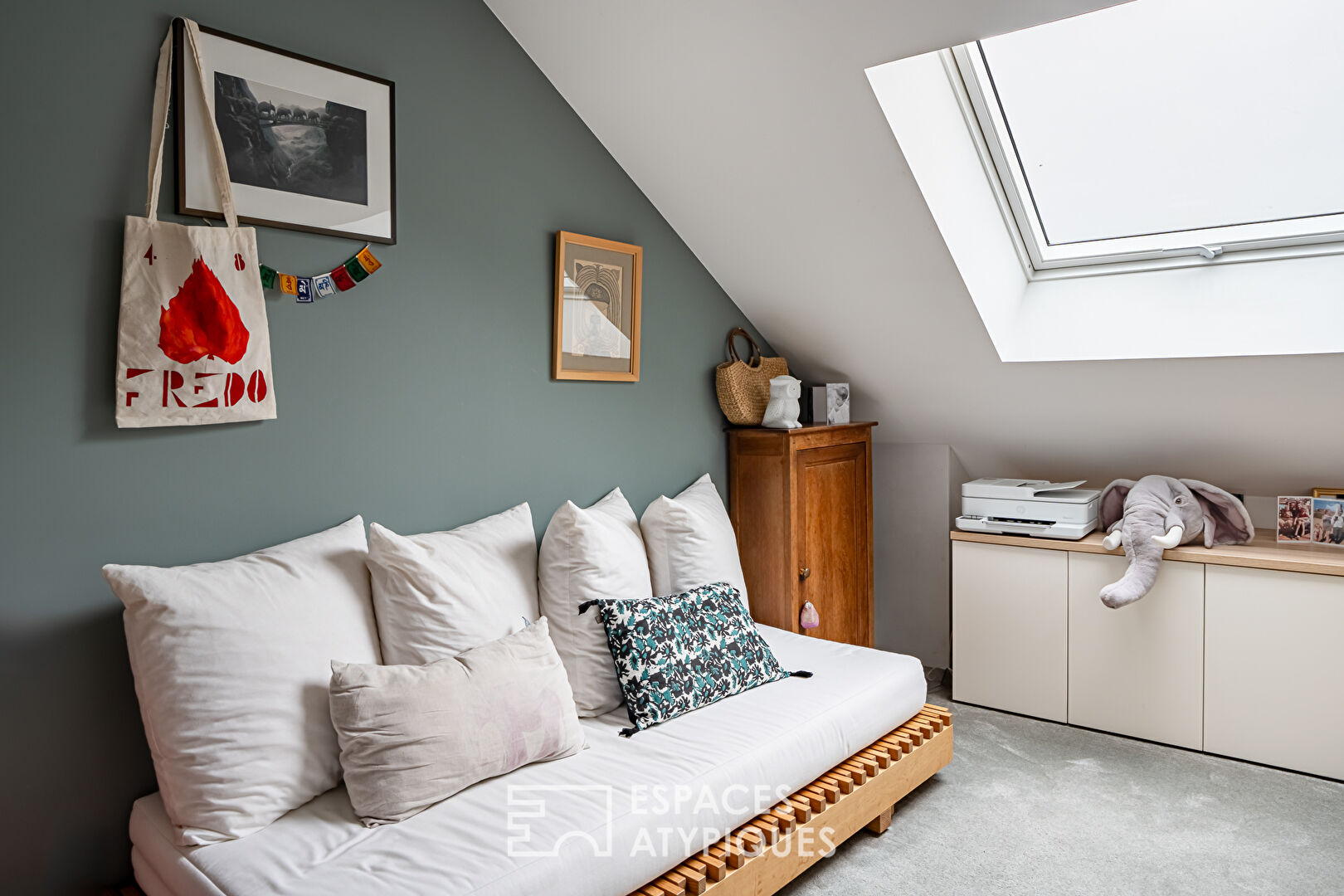 Maison contemporaine avec jardin en espaliers