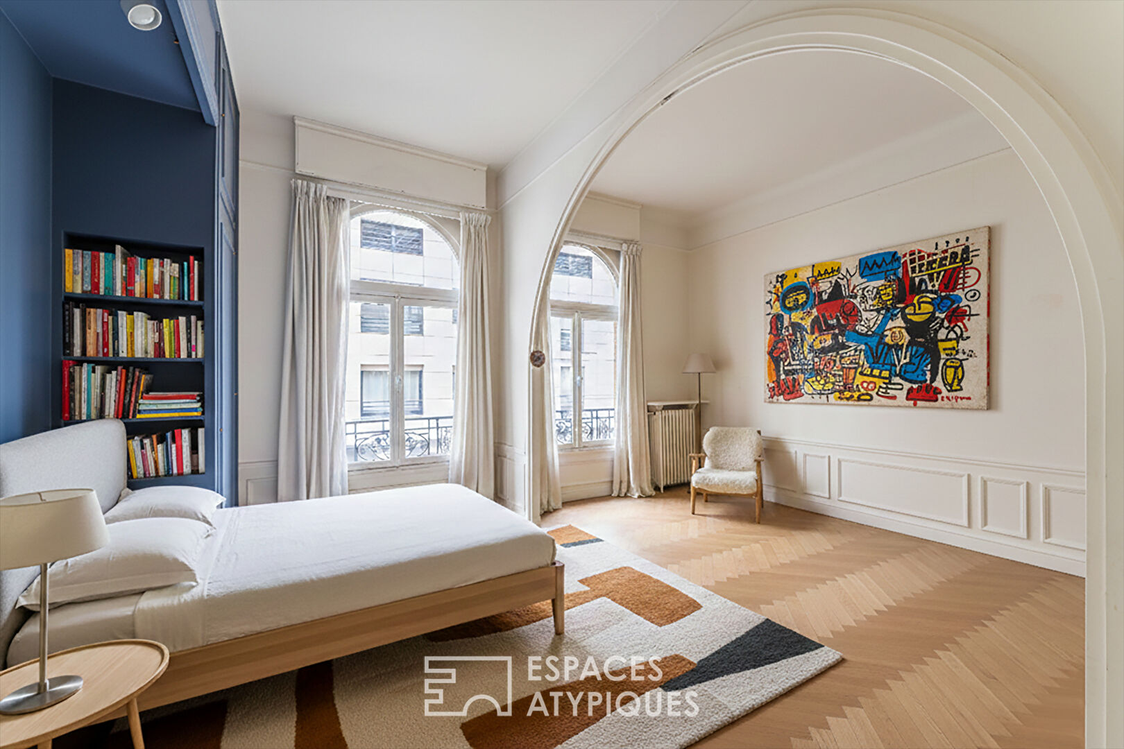 Duplex Art Déco aux volumes généreux à l&rsquo;Entrée de la Villa Chaptal